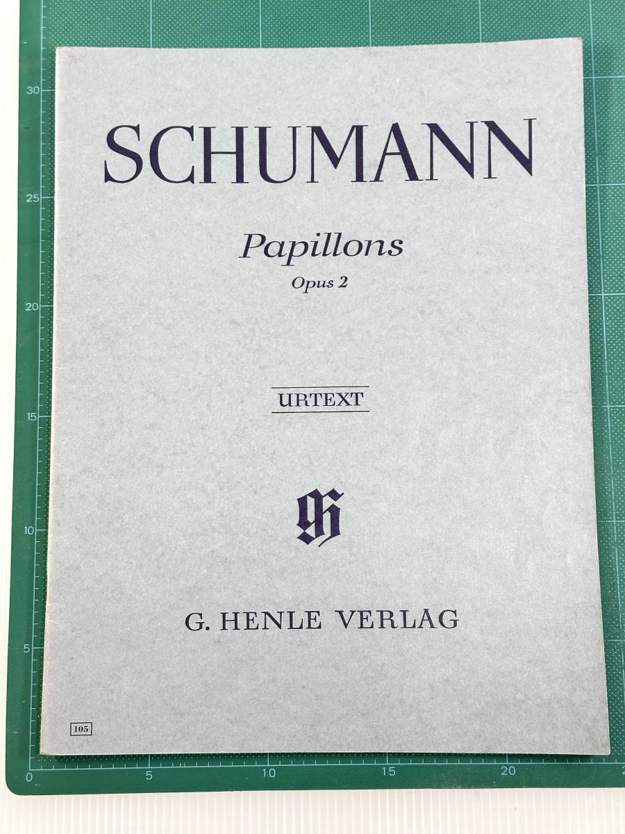 【楽譜/譜面】Schumann　Papillons opusⅡ　2　Ernst Herttrich URTEXT G.HENLE VERLAG 105_画像1
