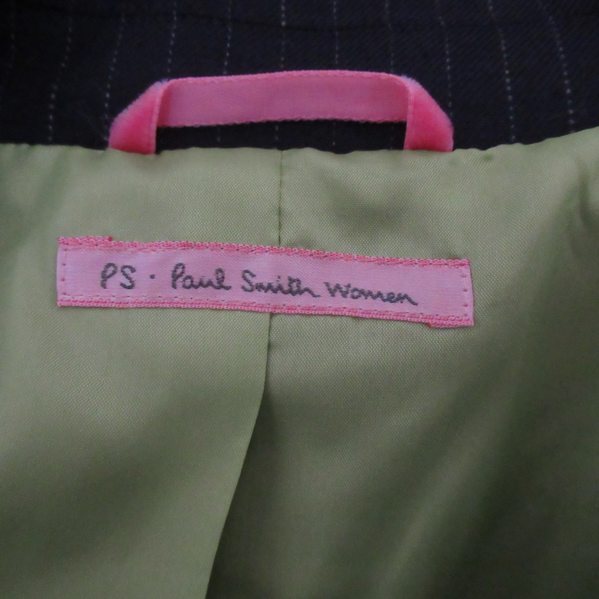 Paul Smith woman ポールスミス スーツ ジャケット パンツ ストライプ ブラック系 サイズ42　_画像6