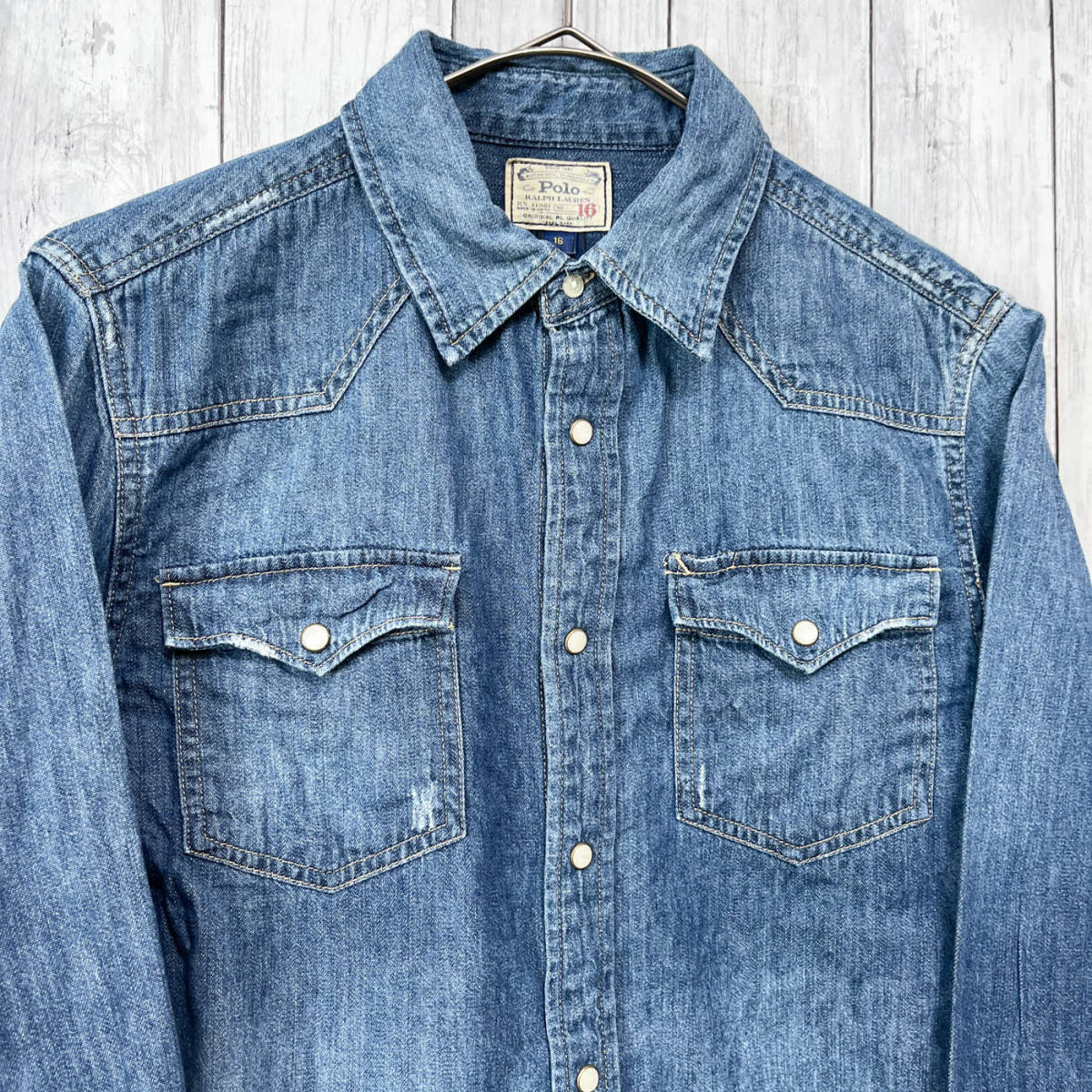ラルフローレン Ralph Lauren デニムシャツ ウエスタンシャツ ラルフローレン Ralph Lauren デニムシャツ ウエスタンシャツ