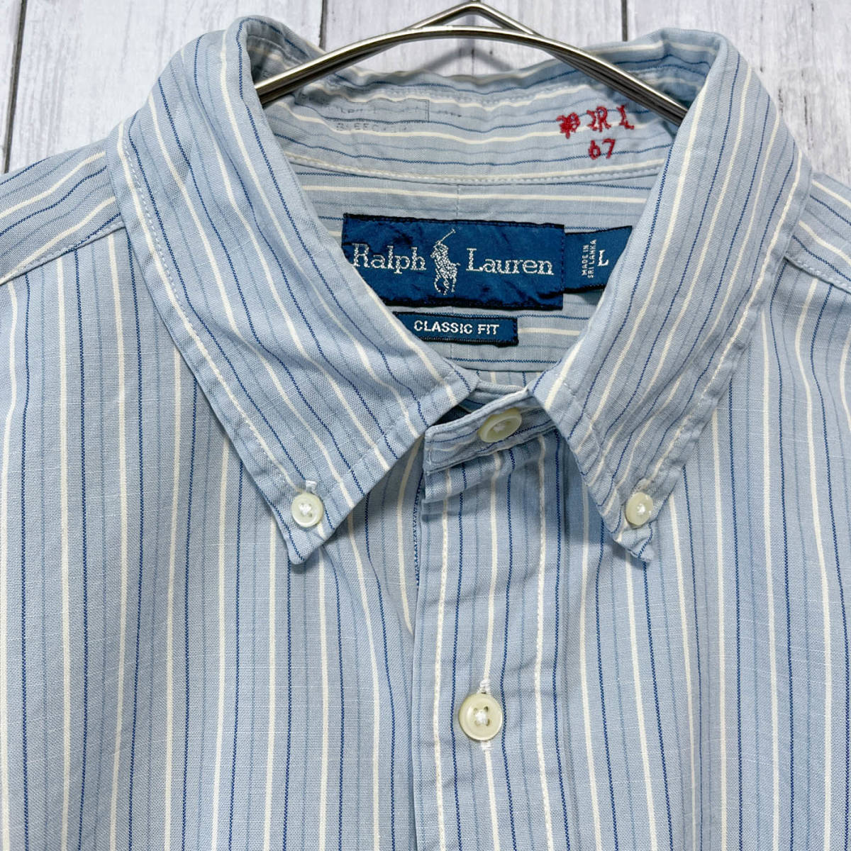 ラルフローレン Ralph Lauren CLASSIC FIT ストライプシャツ ラルフローレン Ralph Lauren CLASSIC FIT ストライプシャツ