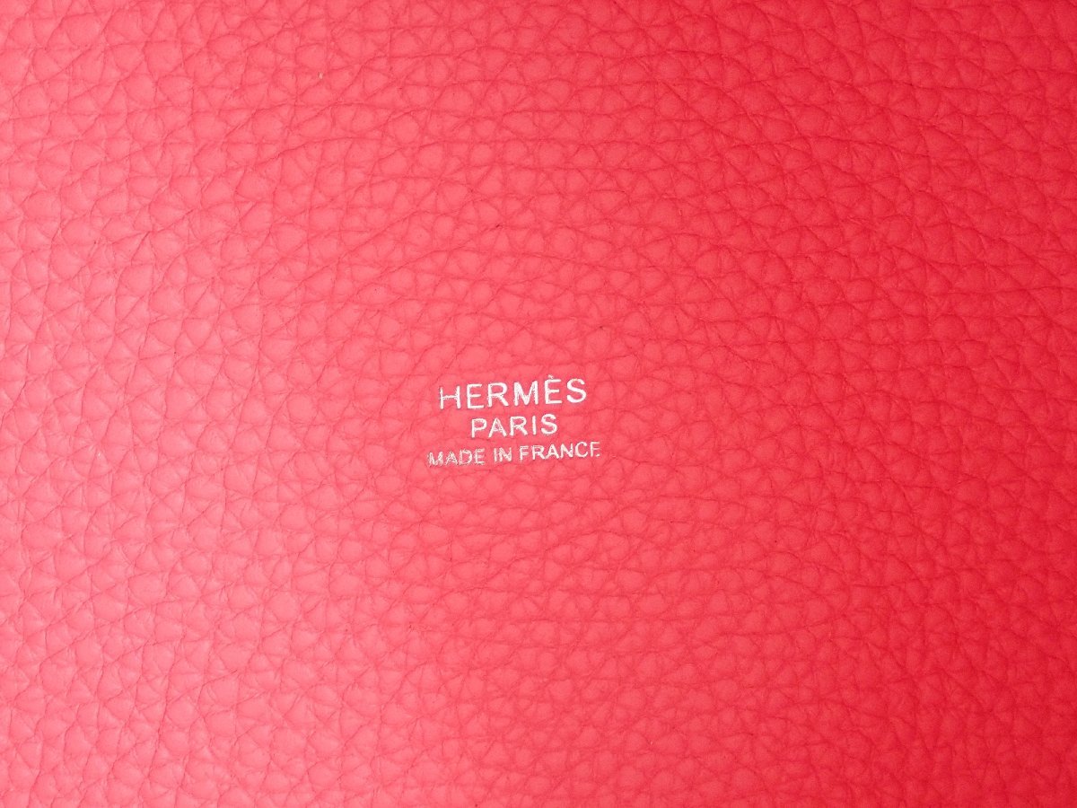 新品 HERMES(エルメス) ピコタンロック PM ローズアザレ トリヨンクレマンス D刻の画像8
