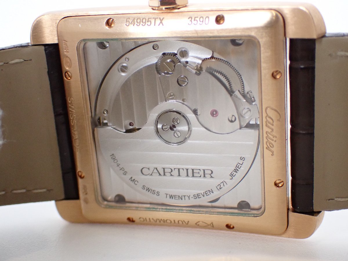 定価270万円極美品 Cartier(カルティエ) タンクMC W5330001 18金 K18PG 自動巻 メンズ 時計