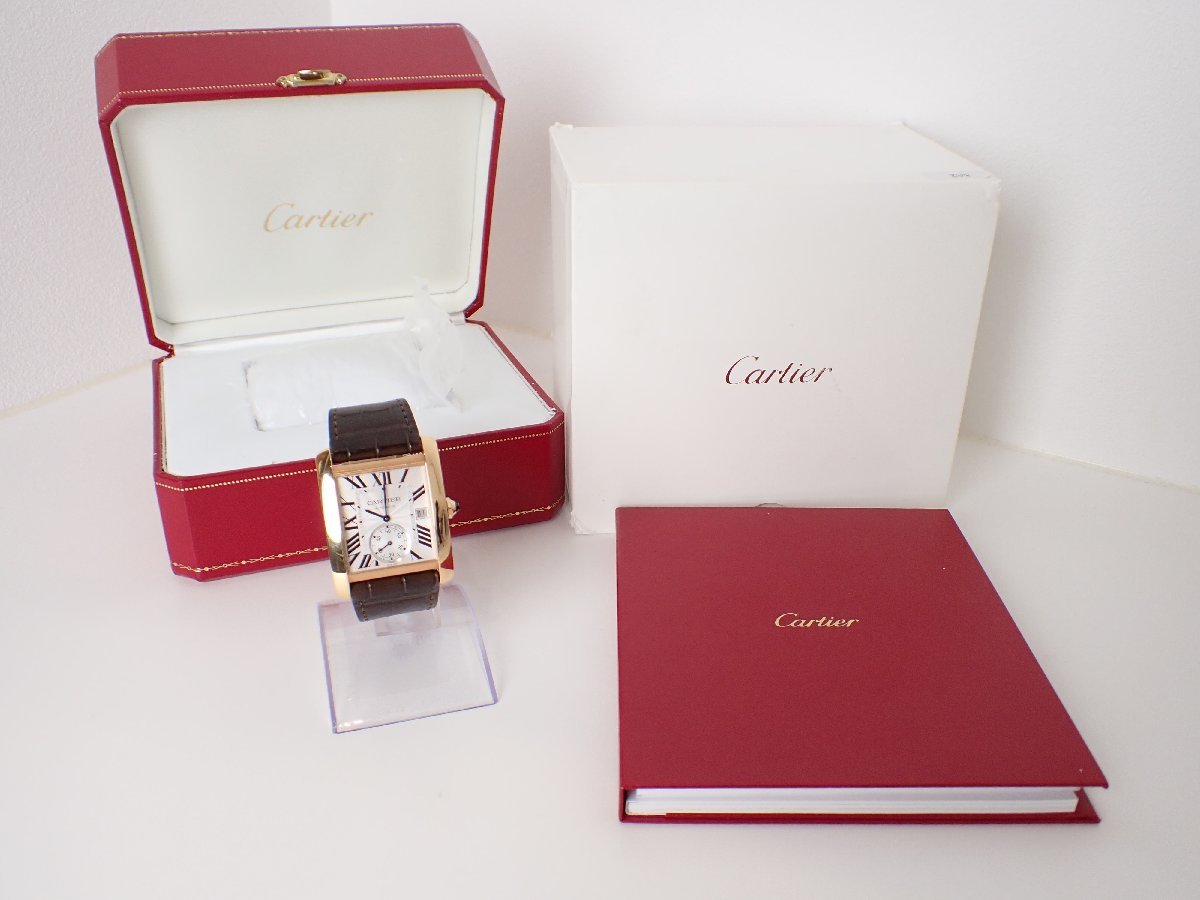 定価270万円極美品 Cartier(カルティエ) タンクMC W5330001 18金 K18PG 自動巻 メンズ 時計