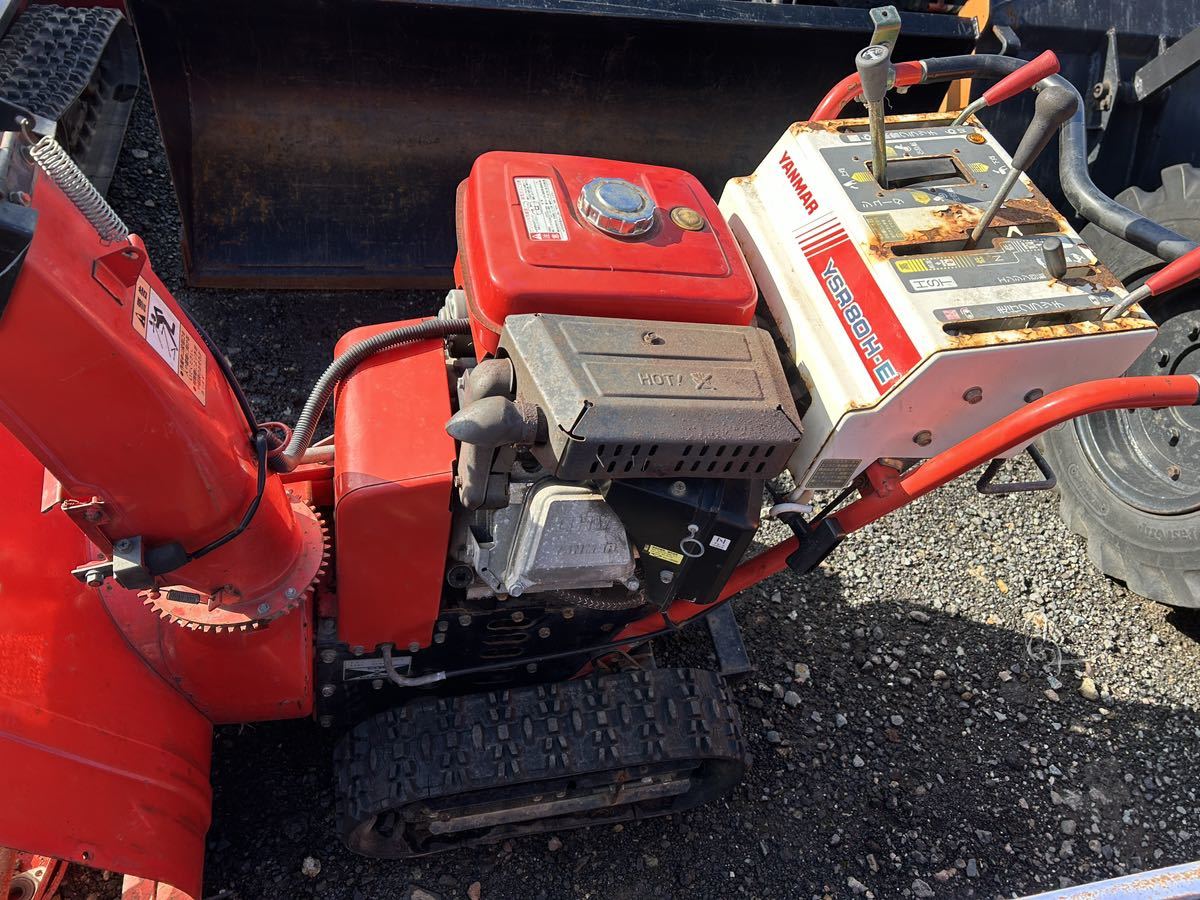 除雪機 スノー ヤンマー YSR80H・E YANMAR 動作未確認 ジャンク 除雪機 スノー ヤンマー YSR80H・E YANMAR 動作未確認 ジャンク
