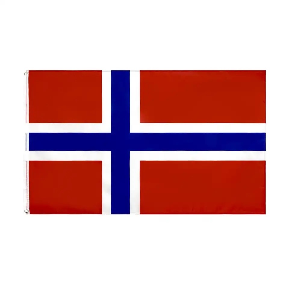 ノルウェー 国旗 フラッグ 応援 送料無料 150cm x 90cm 人気 大サイズ 新品_画像2