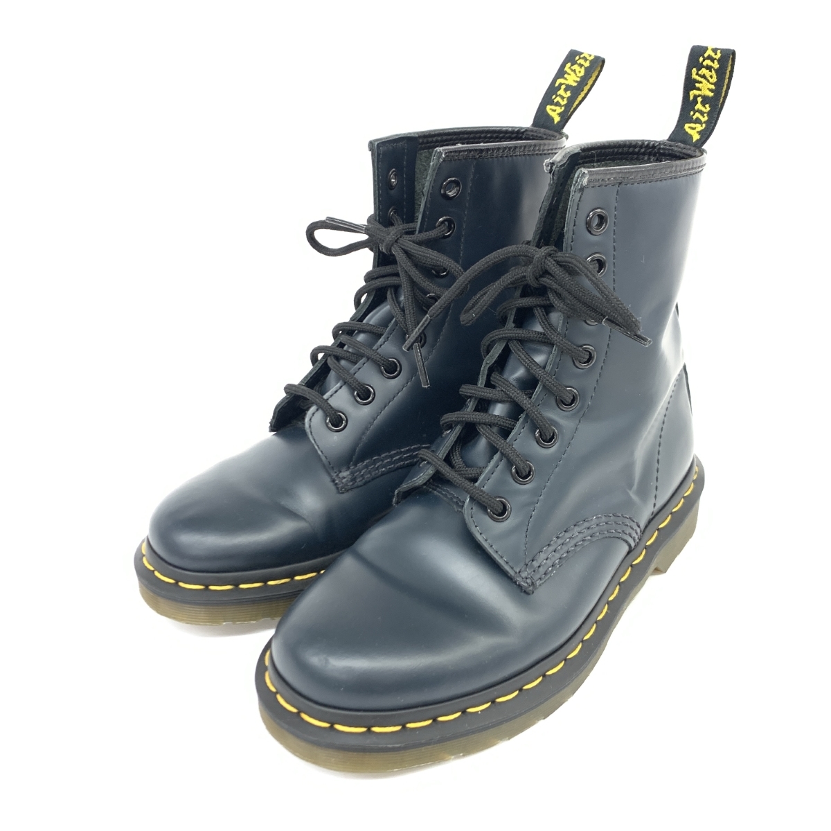 良好◆Dr.Martens ドクターマーチン 8ホール ブーツ UK5◆ ネイビー レディース 靴 シューズ ブーティー boots_画像1