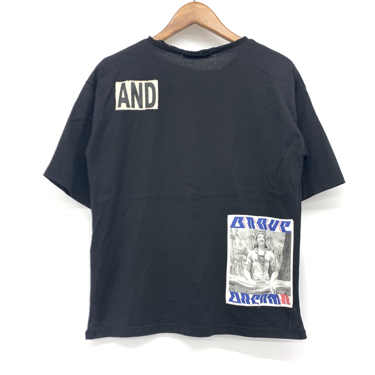 良好◆DIESEL ディーゼル Tシャツ S◆ ブラック レディース トップス/カットソー_画像2