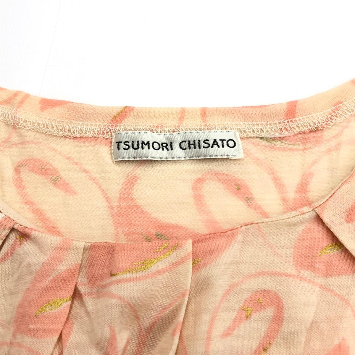  excellent *tsumori chisato Tsumori Chisato cut and sewn size 2* Pink Lady -s tops 