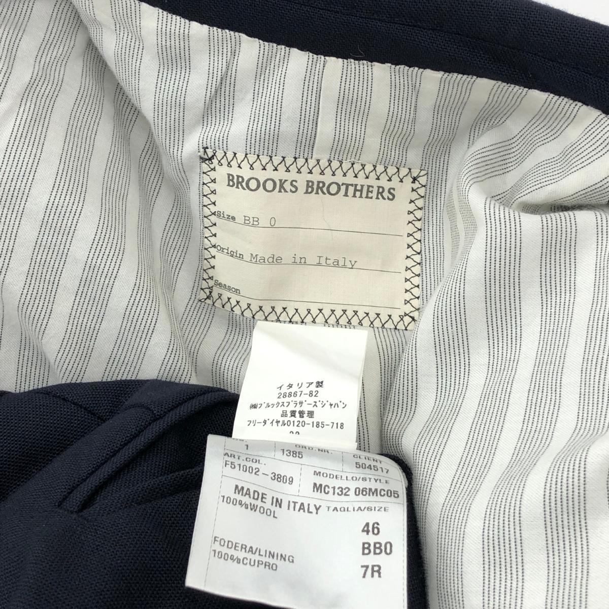 *BLACK FLEECE by Brooks Brothers черный флис Brooks Brothers выставить уровень возврат .3B костюм 46* темно-синий шерсть мужской 