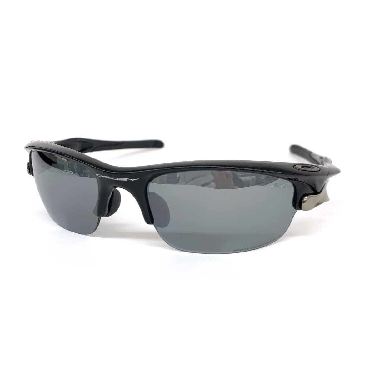 良好◆OAKLEY オークリー ファストジャケット サンローラン◆OO9097-05 ブラック メンズ 71□09 124 sunglasses 服飾小物