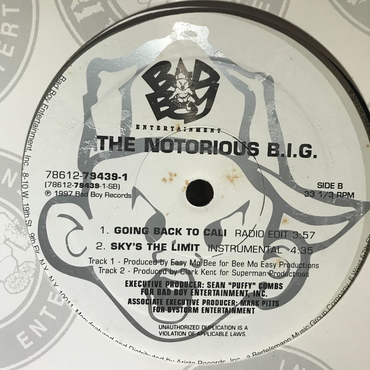 The Notorious B.I.G. / Sky's The Limit US盤の画像3