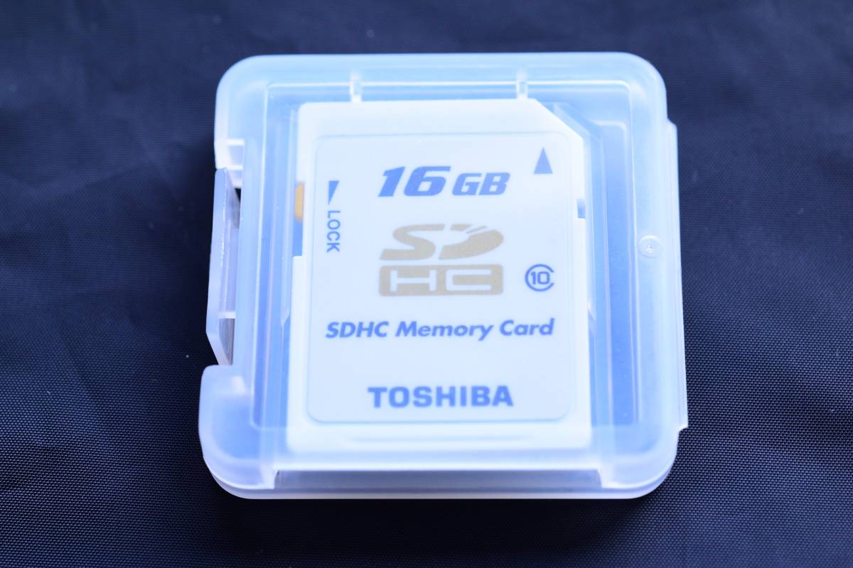 東芝 Toshiba SDHCカード 16GB CLASS10 SD-E016GX SLC 白芝 ドライブレコーダー DrivemanGP-1 ゲーム機 3DS Wii U_画像1