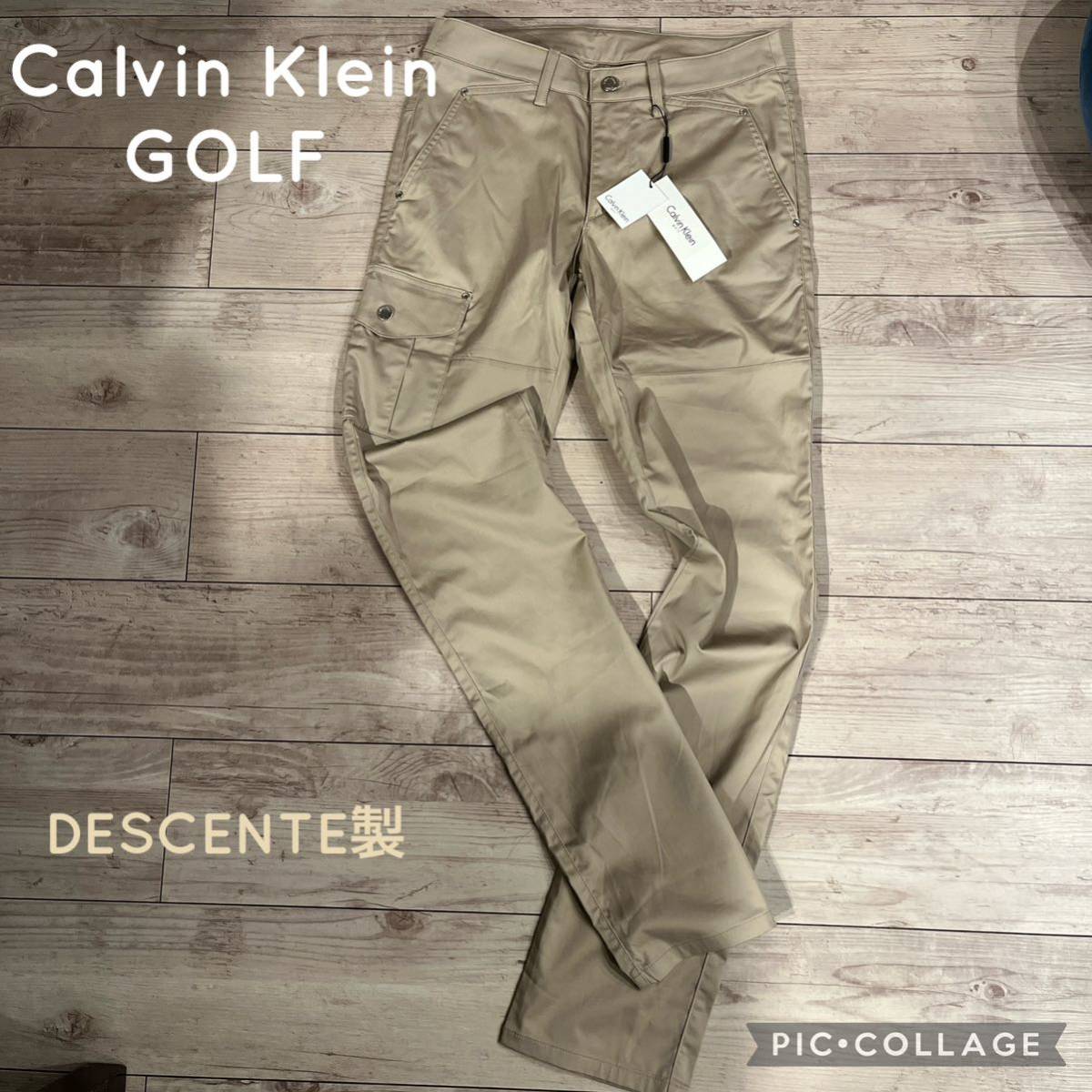 【新品】Calvin Klein GOLF DESCENTE カルバンクライン ゴルフ パンツ 76ストレッチ _画像1