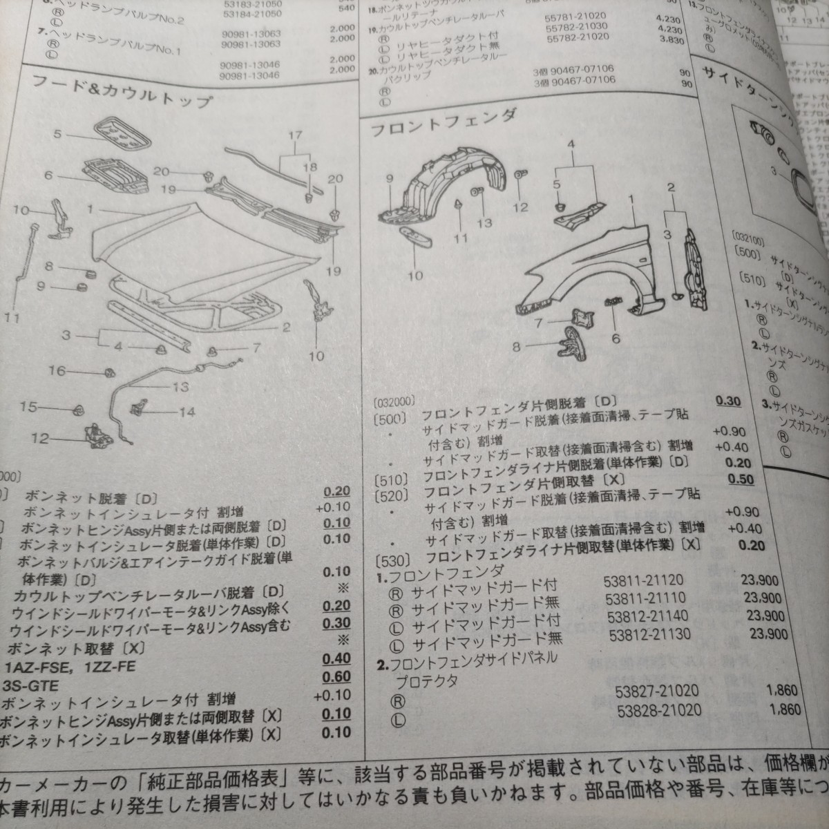 ^v[ parts guide ] Toyota Caldina (T24# series ) H14.9~ 2010 year version [ out of print * rare ]