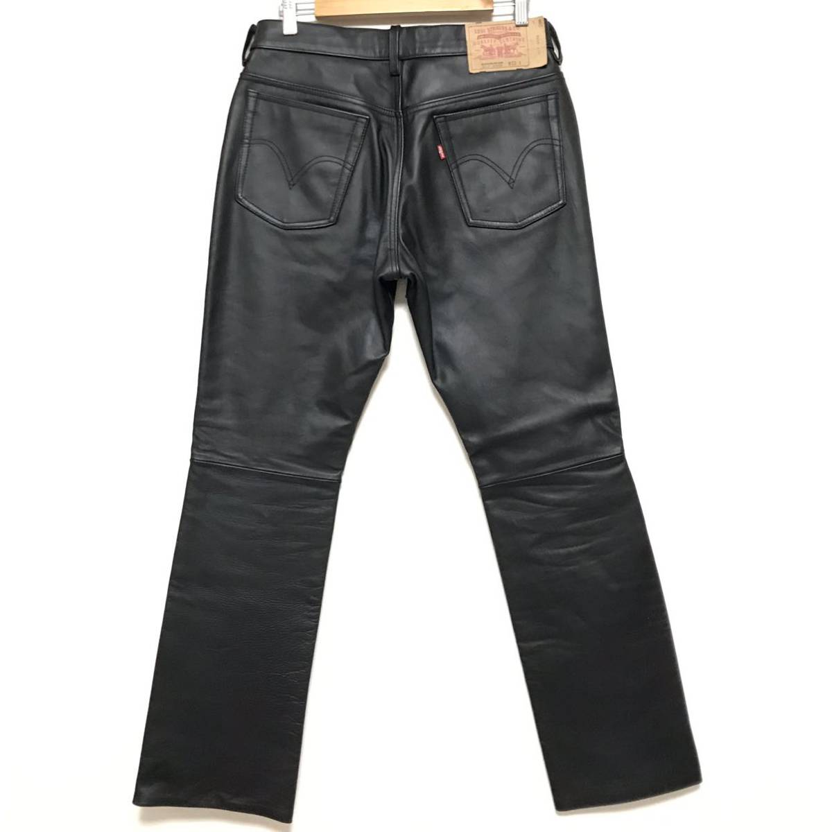 良品 Levi'sリーバイス517ブーツカット化馬革オールレザーパンツ 良品 Levi'sリーバイス517ブーツカット化馬革オールレザーパンツ