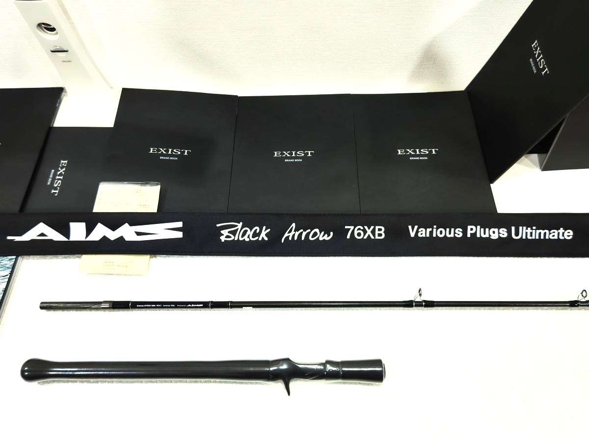 エイムス ブラックアロー 76XB 新品 ラス1 保証書付 定価￥68200 Various Plugs Ultimate シーバス ビッグベイト Bigbait Black Arrow AIMS_画像1