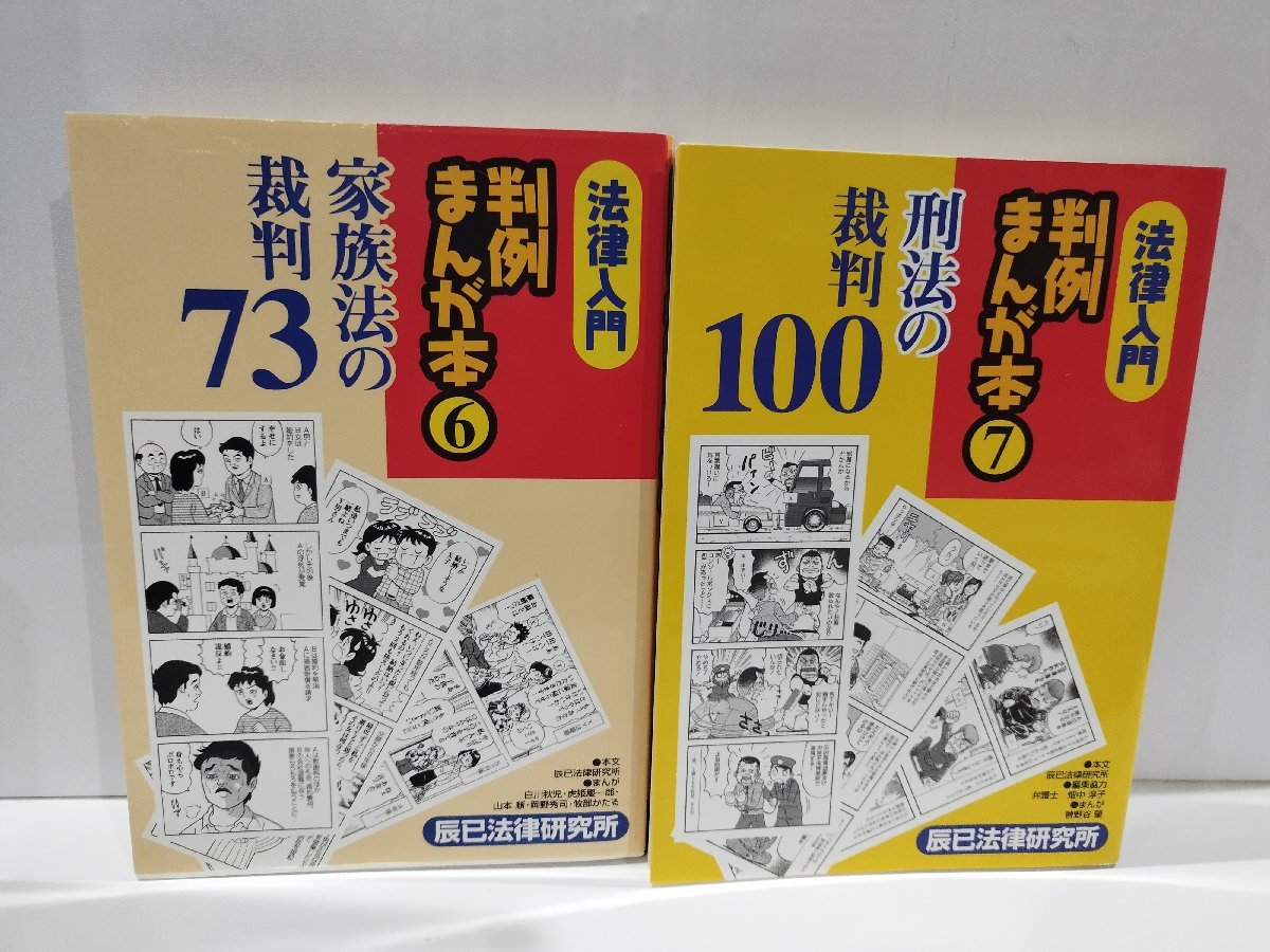 【6冊セット】法律入門 判例まんが本　憲法・民法・刑法/商法・民訴・刑訴/憲法の裁判100/など　立花千尋　辰己法律研究所【ac03d】_画像5