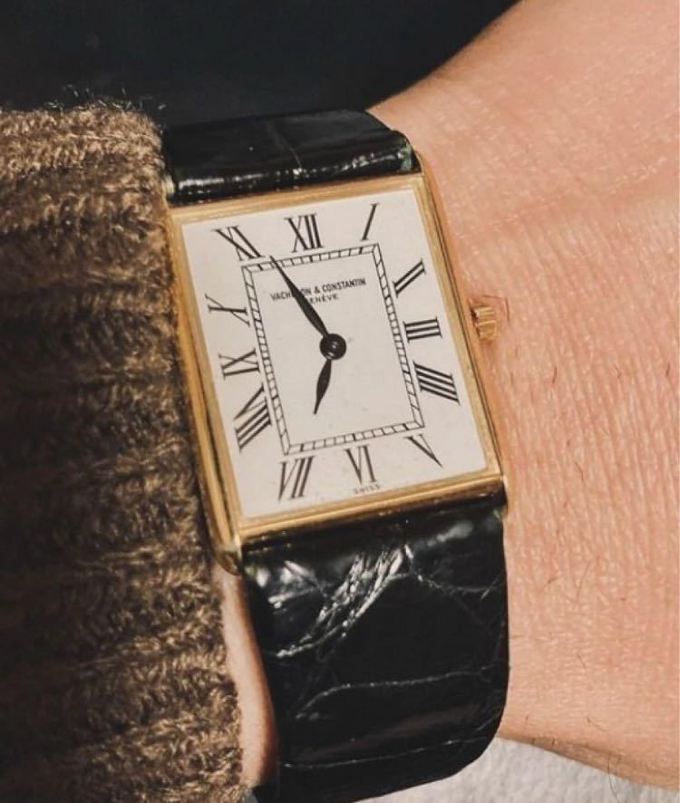 vacheron constantin ヴァシュロンコンスタンタン tank タンク 18K 手巻き アンティーク ビンテージ ドレス ウォッチ レクタンギュラー_画像8