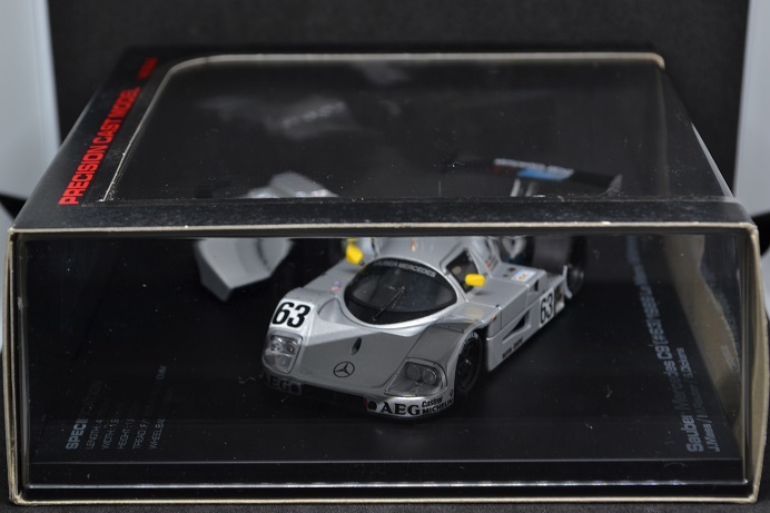 hpi racing 1/43 Sauber Mercedes C9 #63 1989 Le Mans Winner ザウバー メルセデス ル・マン ST 優勝車 リアカウル脱着 絶版 希少 レア _画像9