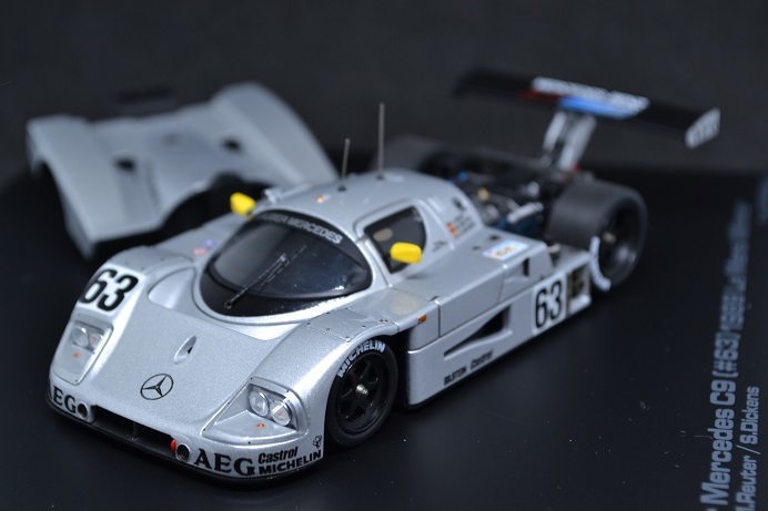 hpi racing 1/43 Sauber Mercedes C9 #63 1989 Le Mans Winner ザウバー メルセデス ル・マン ST 優勝車 リアカウル脱着 絶版 希少 レア _画像1