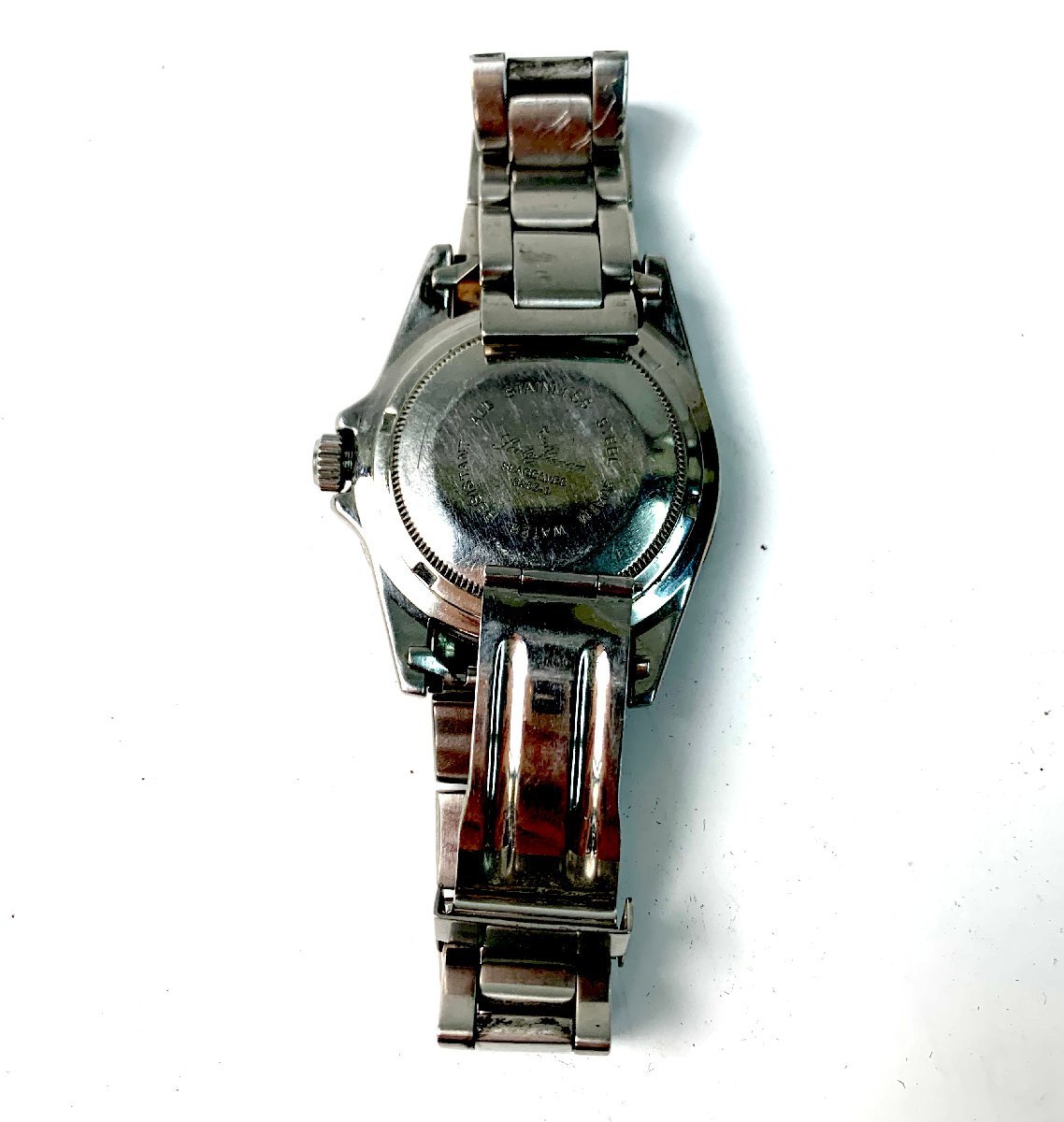 □【ジャンク品】1-28 Santo Joannes セントジョイナス 自動巻 21石 jewels AUTOMATIC 3257-1 動作確認済み ベルト破損 □埼玉戸田店_画像7