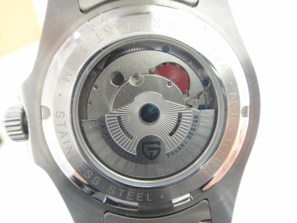 桐生店【中古品】1-29 PAGANI DESIGN パガーニ デザイン 自動巻 腕時計 PD-1682_画像7