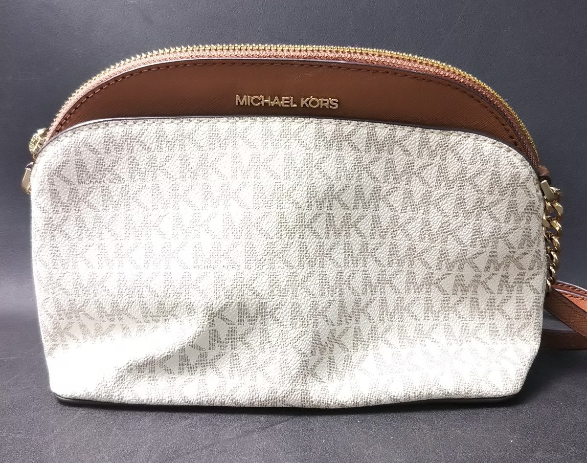 □正規 MICHAEL KORS マイケルコース ショルダーバッグ2点セット ポシェット 鞄□埼玉戸田店_画像6