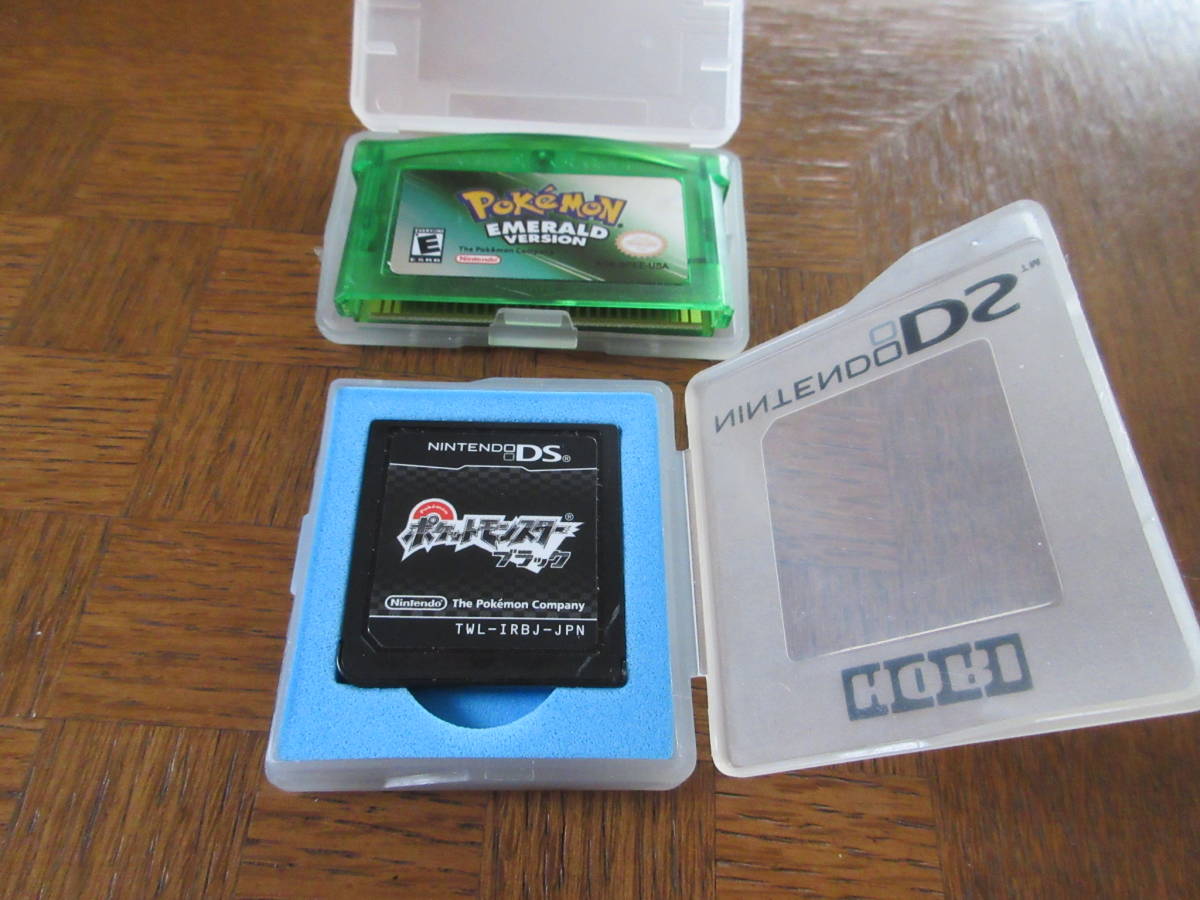 【ラッピング不可】 中古 DS GBA 海外版 と ブラック ポケットモンスター ソフト ロールプレイング