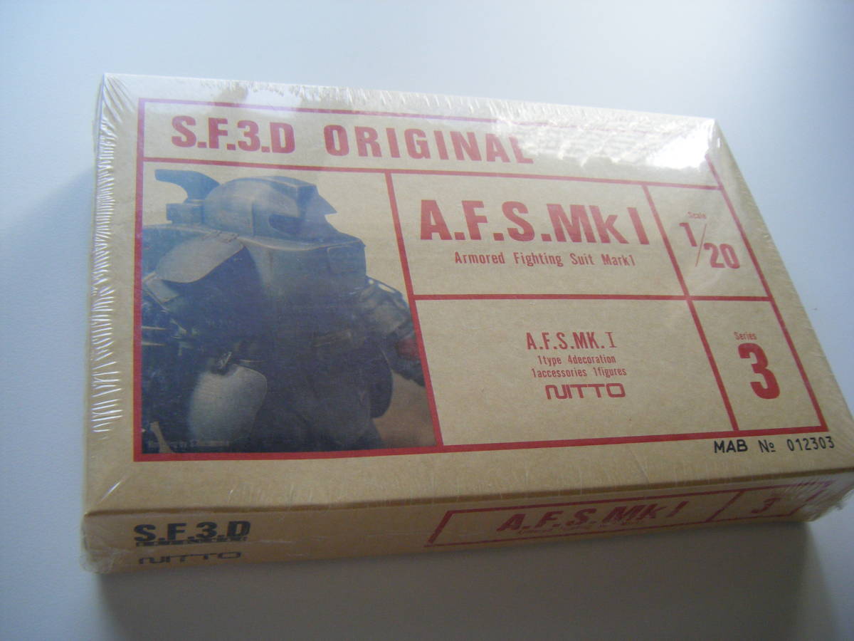 中古 SF3D 旧キット 1/20 AFS Mk.1 ／ 即決 シュリンク 未開封 未組立 A.F.S. Ma.K. マシーネンクリーガー 傭兵軍 シュトラール軍_拡大