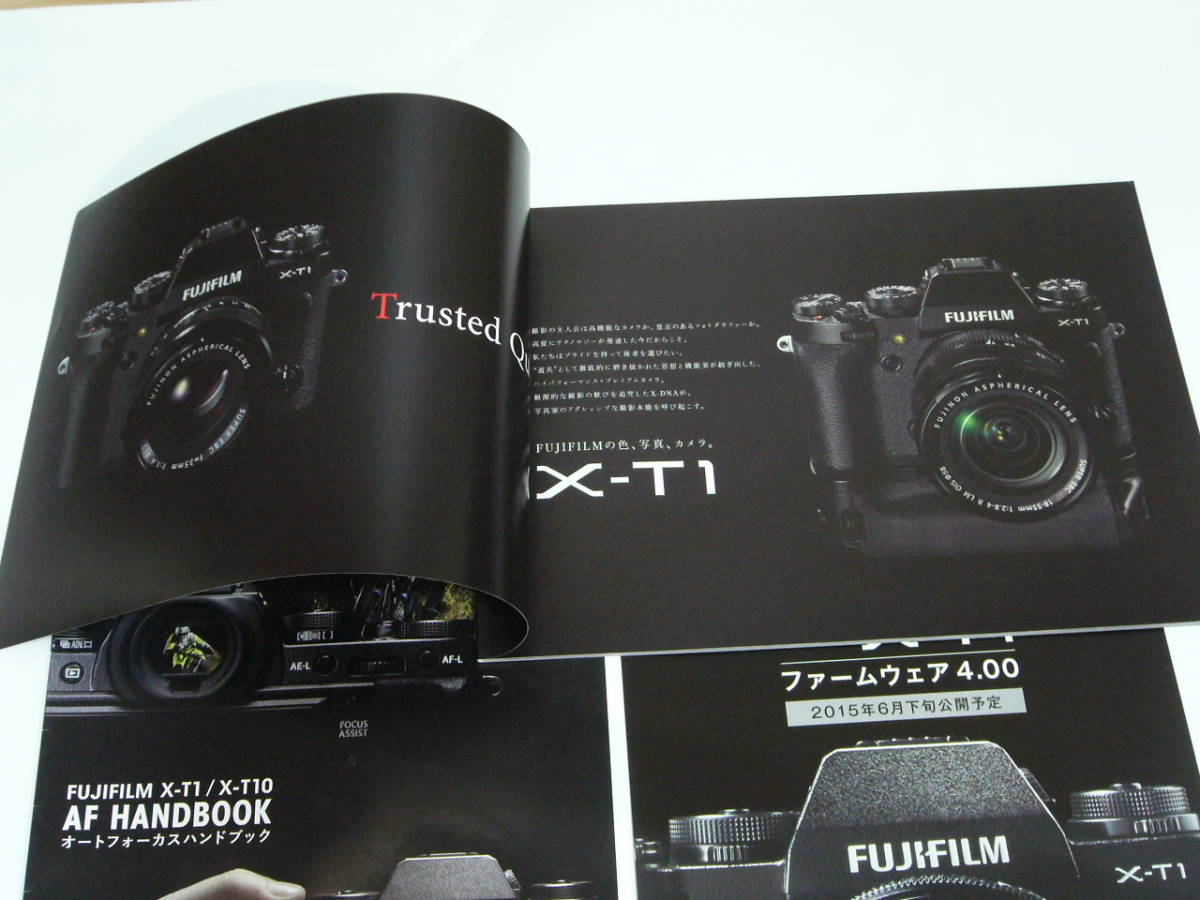 【カメラカタログ】Fujifilm フジフィルム Ｘ-Ｔ１ + オートフォーカスハンドブック+発売チラシ  2014年1月版の画像2