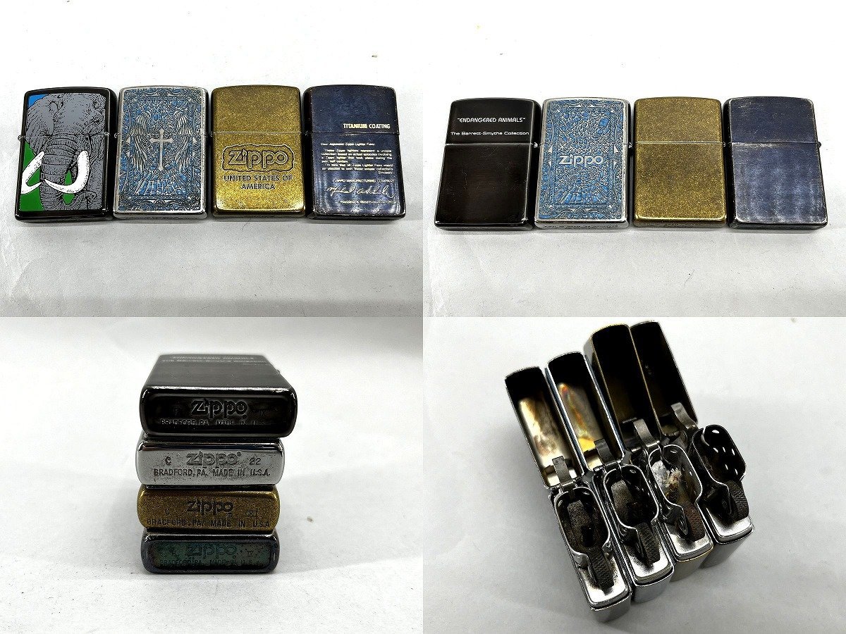 ジャンク まとめ売り メーカー混在 オイルライター・ガスライター 喫煙具 Zippo など 着火未確認[327787_画像3