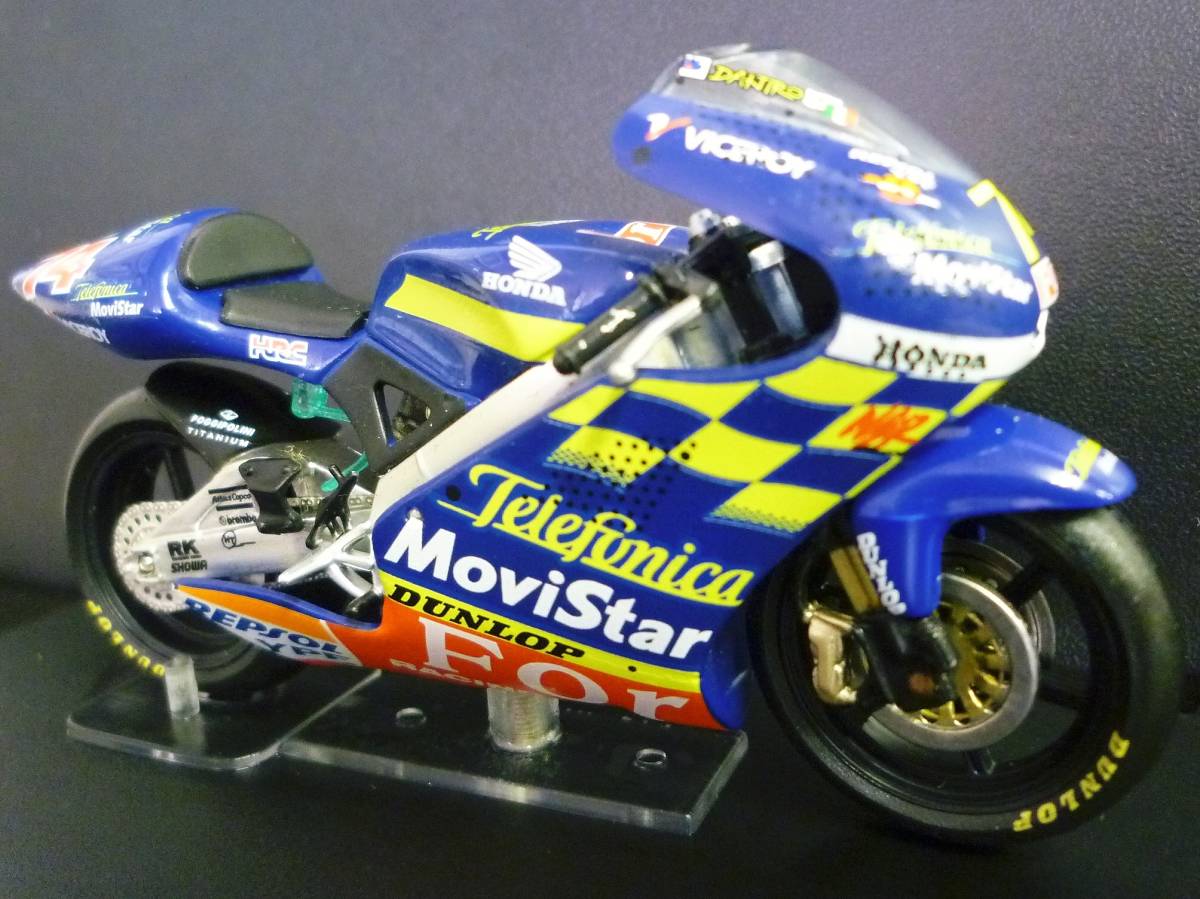  Ixo product 1/24 Honda NSR250 Kato large ..#74 super rare hard-to-find HONDA NSR 250 2001MotoGP Champion *ixo