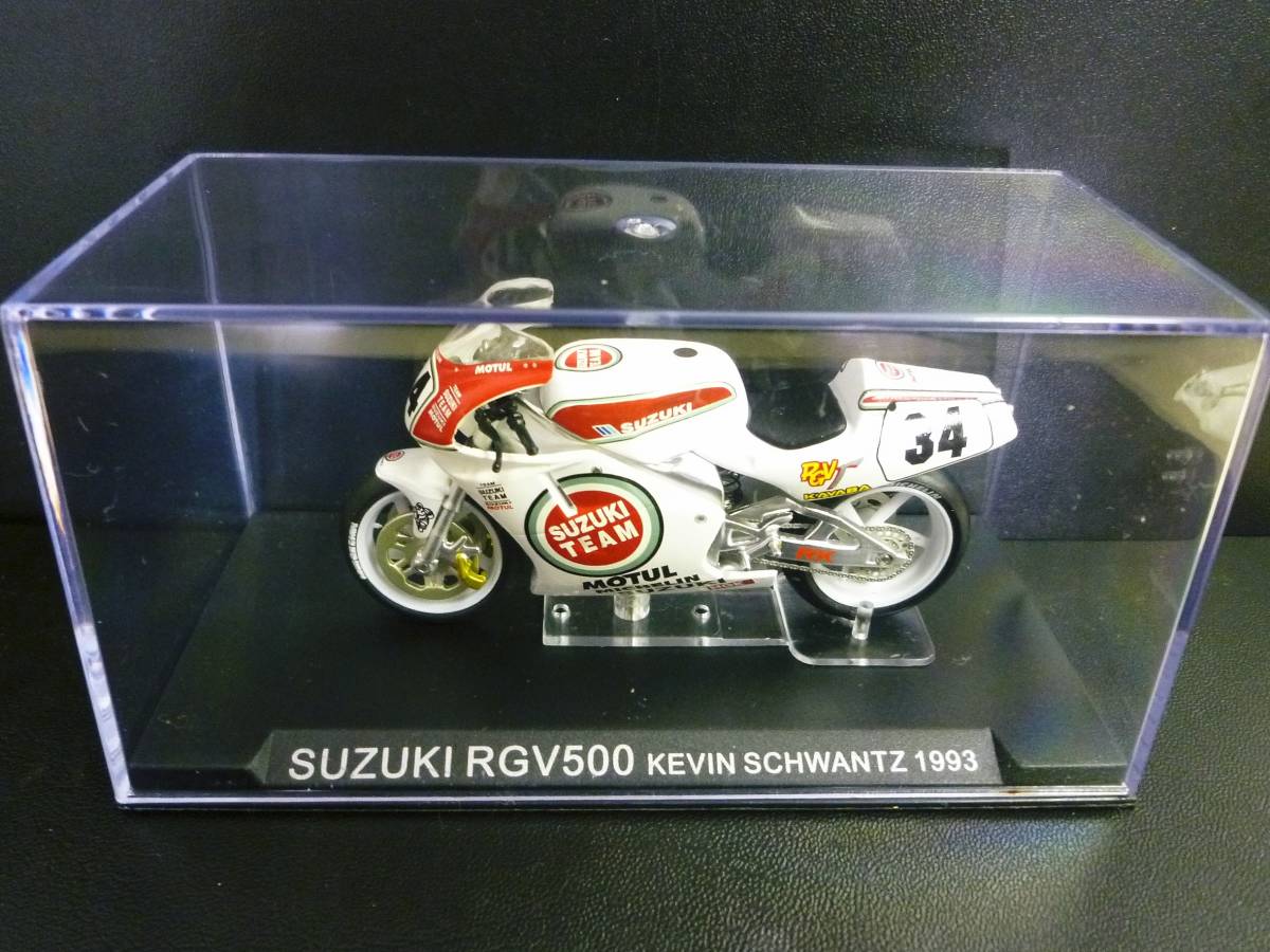 1/24 スズキ RGV500 SUZUKI RGV 500 ケヴィン・シュワンツ #34 1993MotoGP ixo 完成品の画像1
