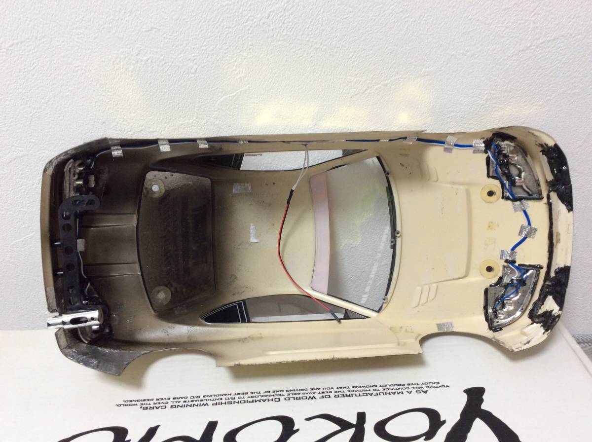 ヨコモ トップシークレットS15シルビア三木竜二 電飾付 中古 ヨコモ トップシークレットS15シルビア三木竜二 電飾付 中古