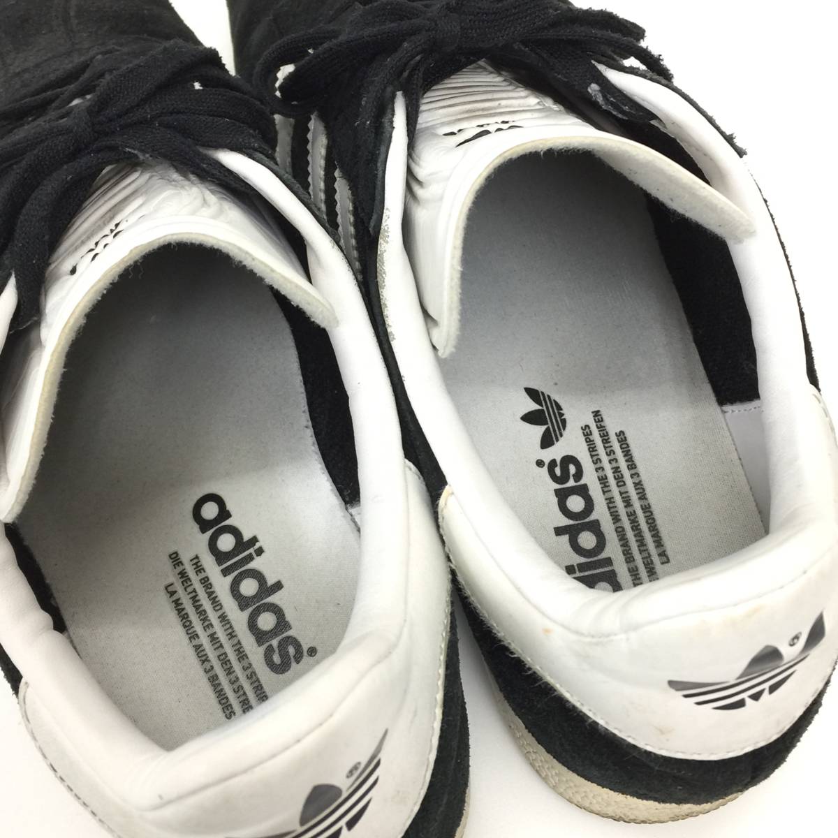 189 adidas アディダス GAZELLE ガゼル ガッツレー ローカット スニーカー BB5476 スエード レザー シューズ 靴 メンズ 26.5cm ブラック 黒_画像8