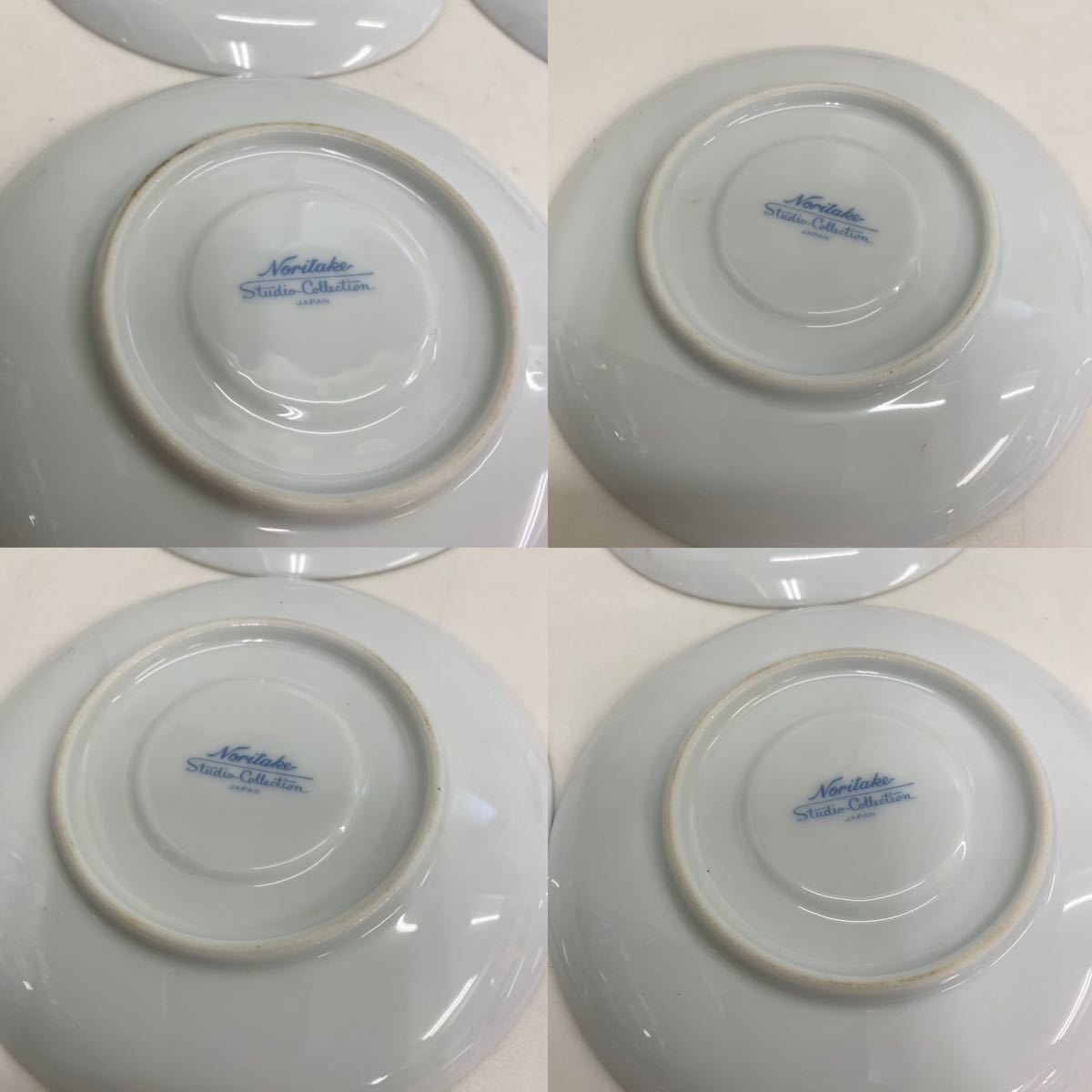 775 陶磁器 Noritake ノリタケ カップ＆ソーサー Studio Collection JAPAN 6客セット ブルー ティーカップ コーヒーカップ 花柄 _画像10