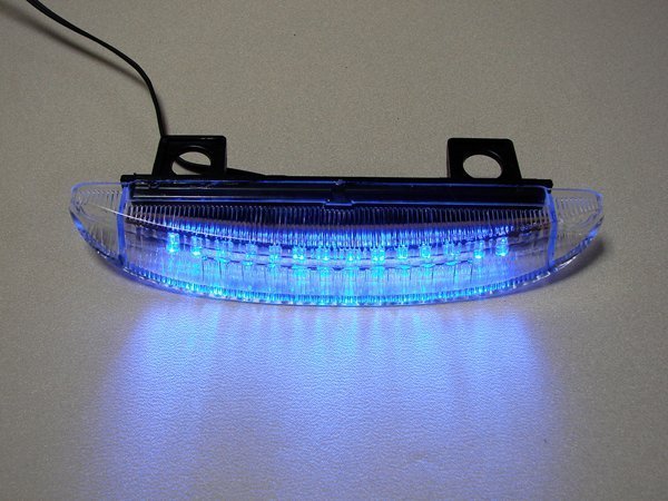 送料220円 リモコンジョグZRエボ SA16J リアスポイラー用LED 青 ウイング用LED JOG ブルー LEDテールランプYAMAHAヤマハ_画像2