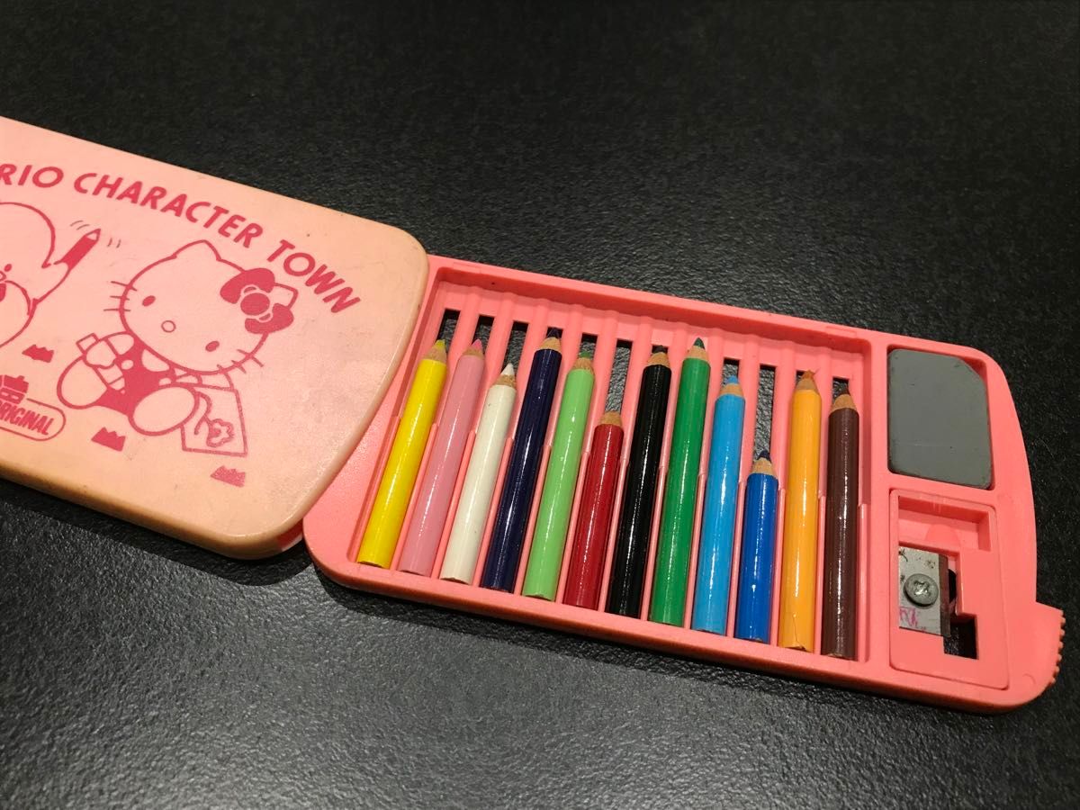 昭和レトロ 1988年 サンリオ ミニ色鉛筆セット タキシードサム 昭和レトロ 1988年 サンリオ ミニ色鉛筆セット タキシードサム