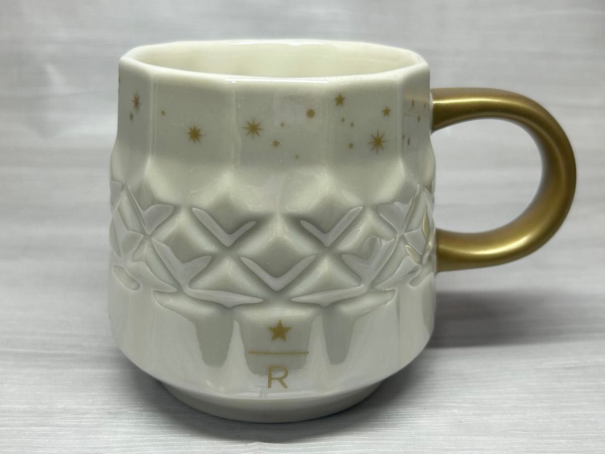 未使用・2個セット】スタバ リザーブ マグ ジェムホワイト 未使用・2個セット】スタバ リザーブ マグ ジェムホワイト