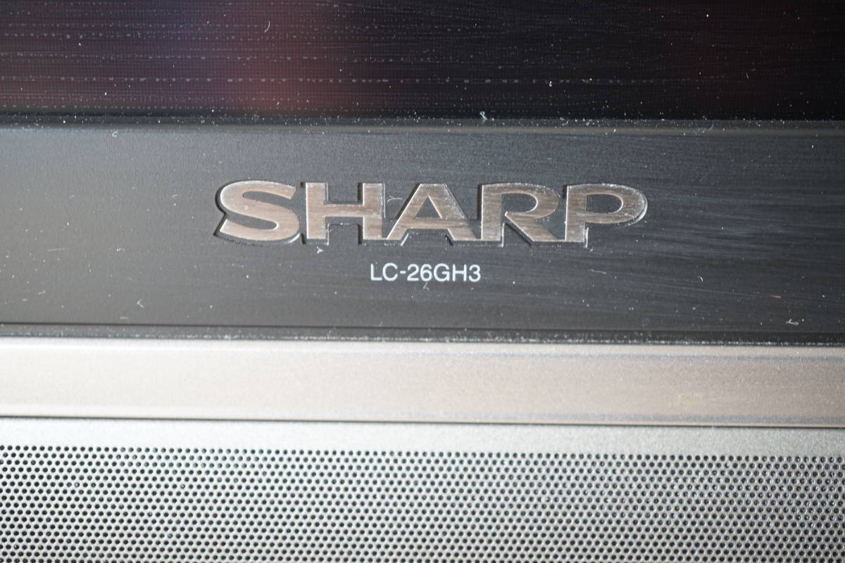 SHARP  SHARP   жидкокристалический  TV 　AQUOS LC-26GH3　 сам товар   только 　◆ ... ... ！【8...】  включение питания   проверка   только   продаю как нерабочий  ...  текущее состояние  ...  специальная цена  １  йен  старт ！