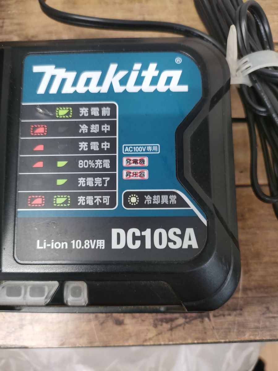 ▽【中古】マキタ TD110D 充電式インパクトドライバ バッテリーBL1015＋充電器DC10SA付き 10.8v makitaの画像6