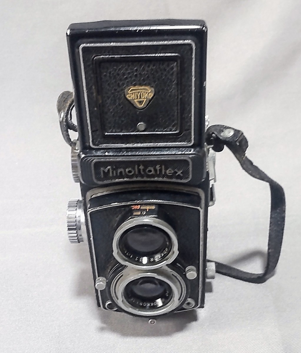 ミノルタ Minoltaflex CHIYOKO ROKKOR 75mm F3.5 二眼カメラ　ジャンク品_画像6