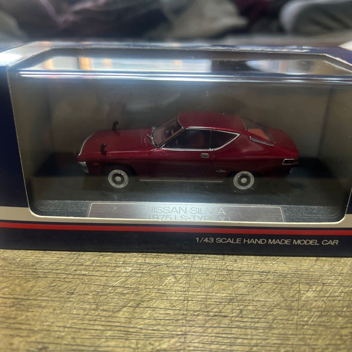 ハイ・ストーリー1/43日産シルビア1975LS-TYPEX ワイン_画像1