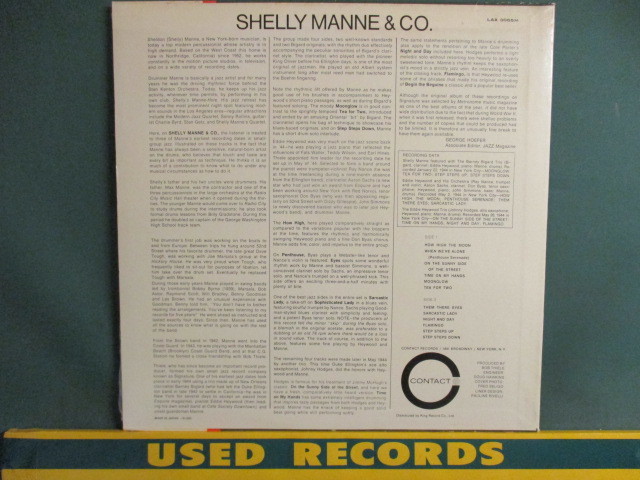 Shelly Manne & Co. ： Featuring Johnny Hodges LP (( Jazz Drums / Eddie Heywood / 落札5点で送料当方負担_画像2