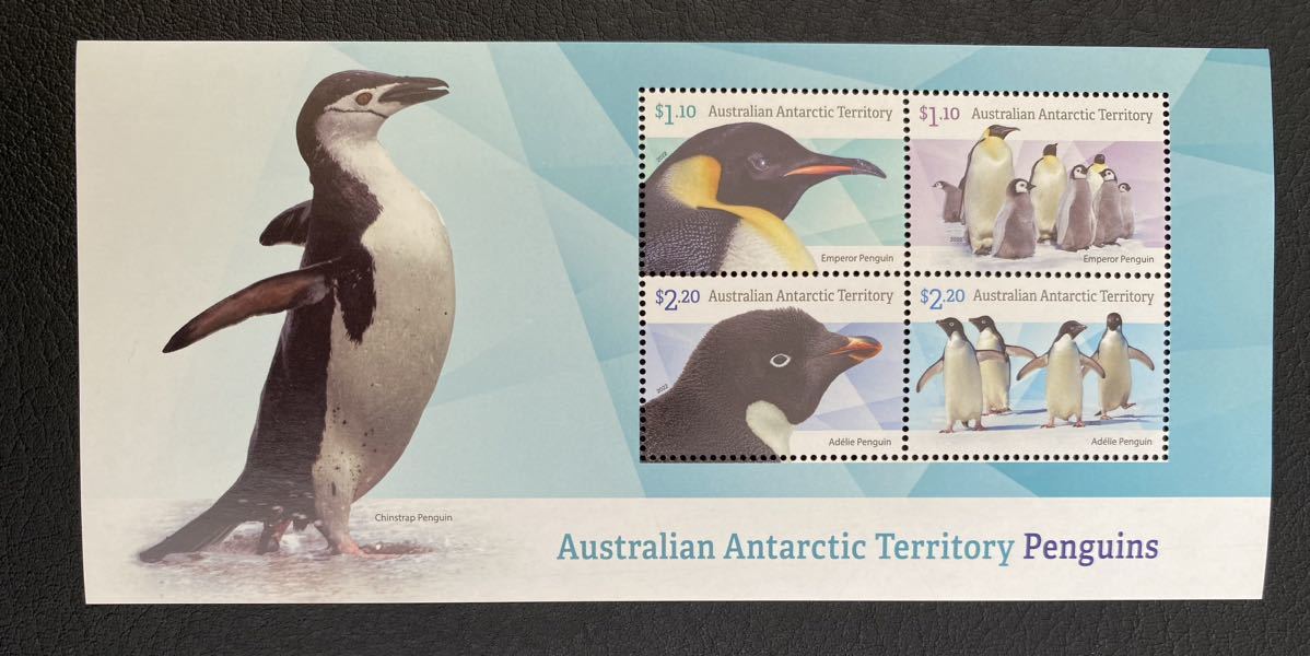 オーストラリア領南極　ペンギン　小型シート1種完　未使用 NH_画像1