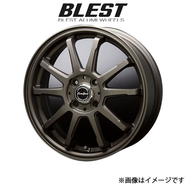 ブレスト ユーロスポーツ タイプ SS-01 アルミホイール 1本(17×7J 4-100 INSET45 マットブロンズ)フィット GE BLEST EuroSport Type SS-01_画像1