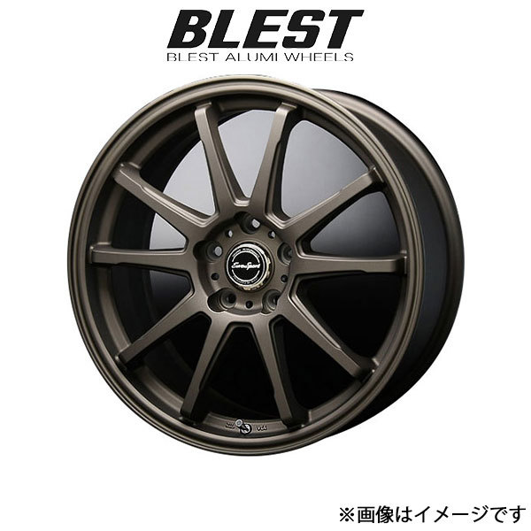 ブレスト ユーロスポーツ タイプ SS-01 アルミホイール 1本(18×7J 5-114.3 INSET48 マットブロンズ)CX-7 ER3P BLEST EuroSport Type SS-01_画像1