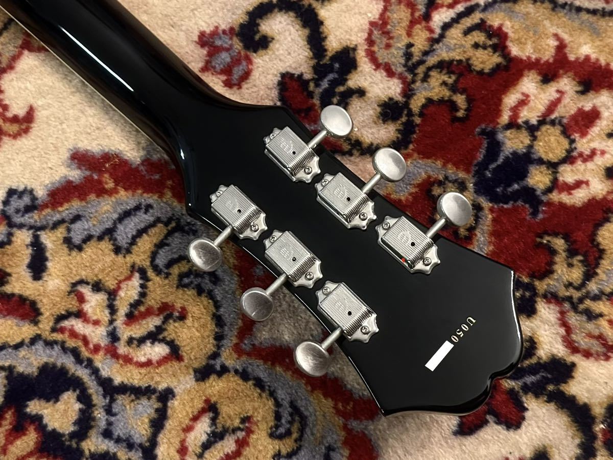 激レア 限定品 2005年製 Epiphone Casino EB エピフォン カジノ エボニー ヴィンテージ セミアコ Gibson ES-335 純正ハードケース 3kg_画像8