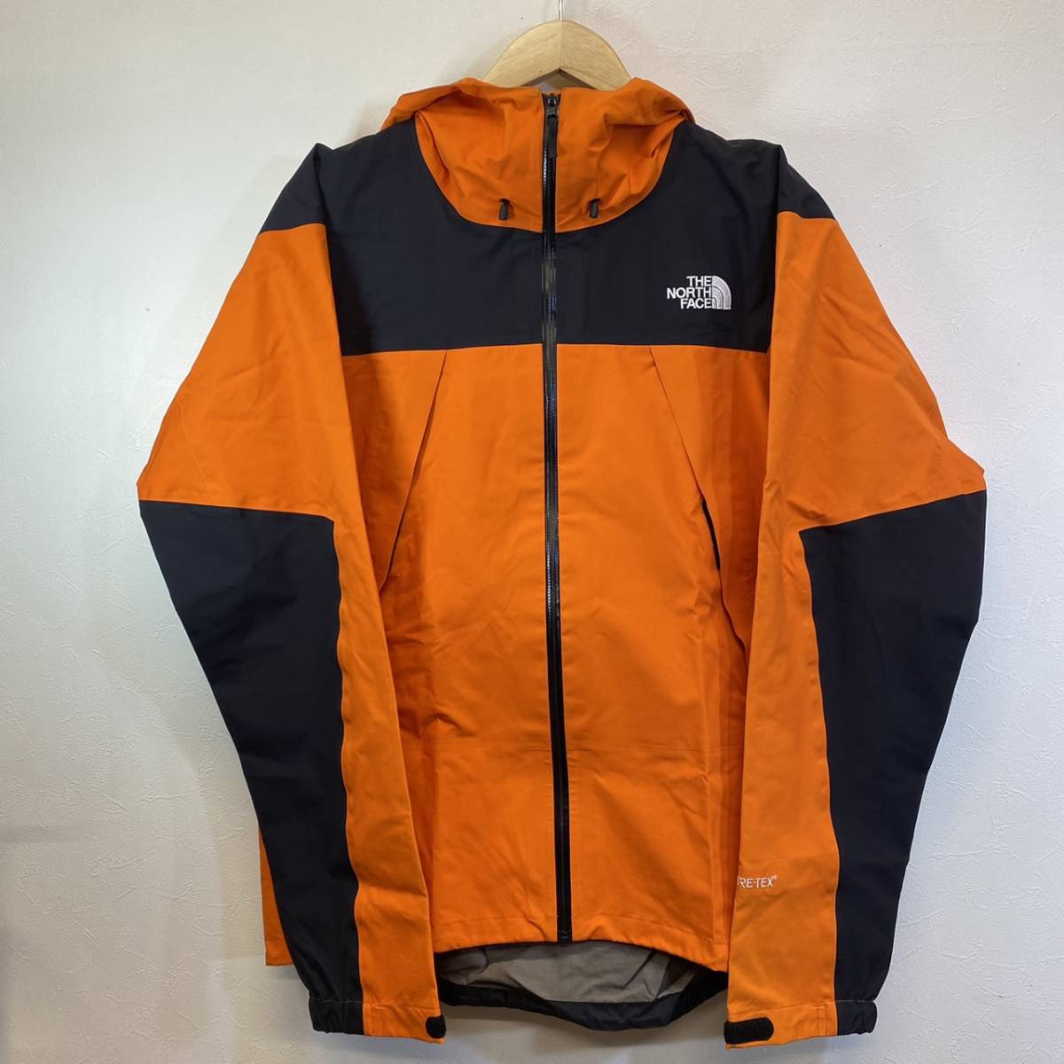 ●【MH-6355】中古美品 THE NORTH FACE ノースフェイス NP11503 クライムライトジャケット オレンジ メンズ Lサイズ【レタパプラス発送可】の画像1