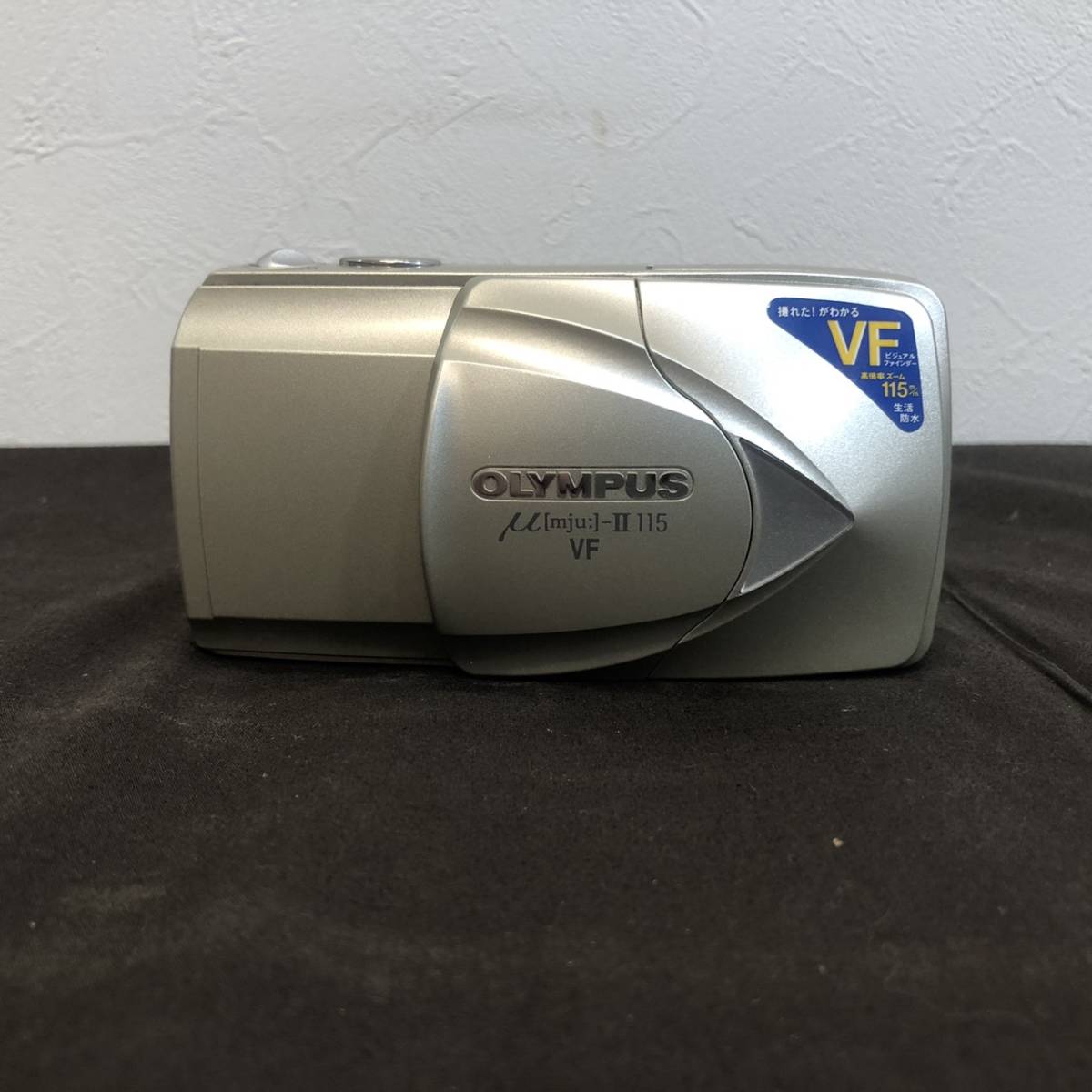 ●【MH-6514】中古品 OLYMPUS オリンパス μ-Ⅱ 115 VF ミュー 2 コンパクトフィルムカメラ シャッター フラッシュ動作OK【レターパック】_画像1